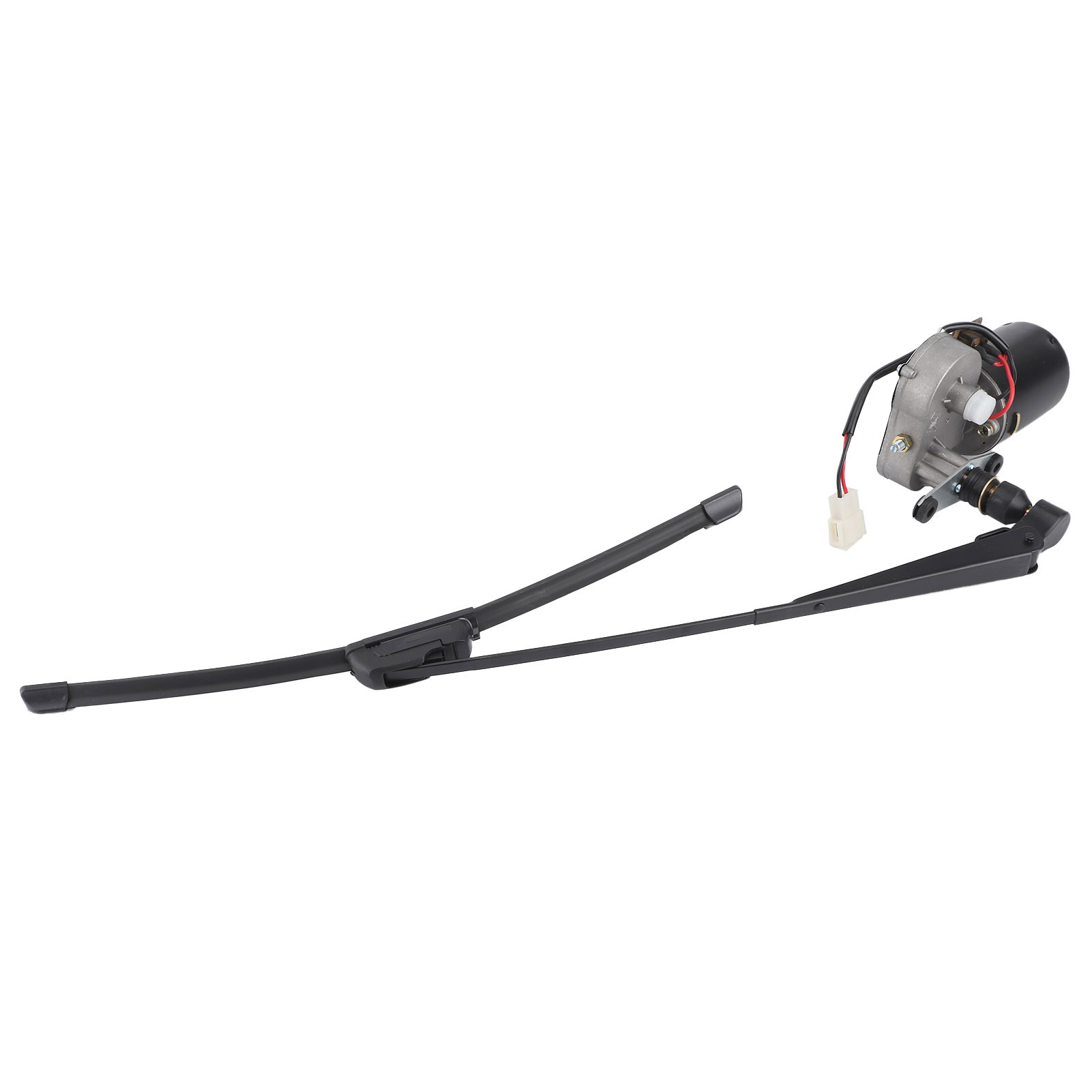 Windshield Wiper, Windshield Wiper Blades Assembly Windshield Kit Windshield Wiper Assembly Kit Electric Silent Cleaning  for UTV ATV for Flat Windshields