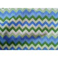 thumbnail image 5 of oneOone Cotton Poplin Medium Blue Fabric Chevron Sewing Craft Projects Fabric Prints By Yard 42 Inch Wide-T4, 5 of 5