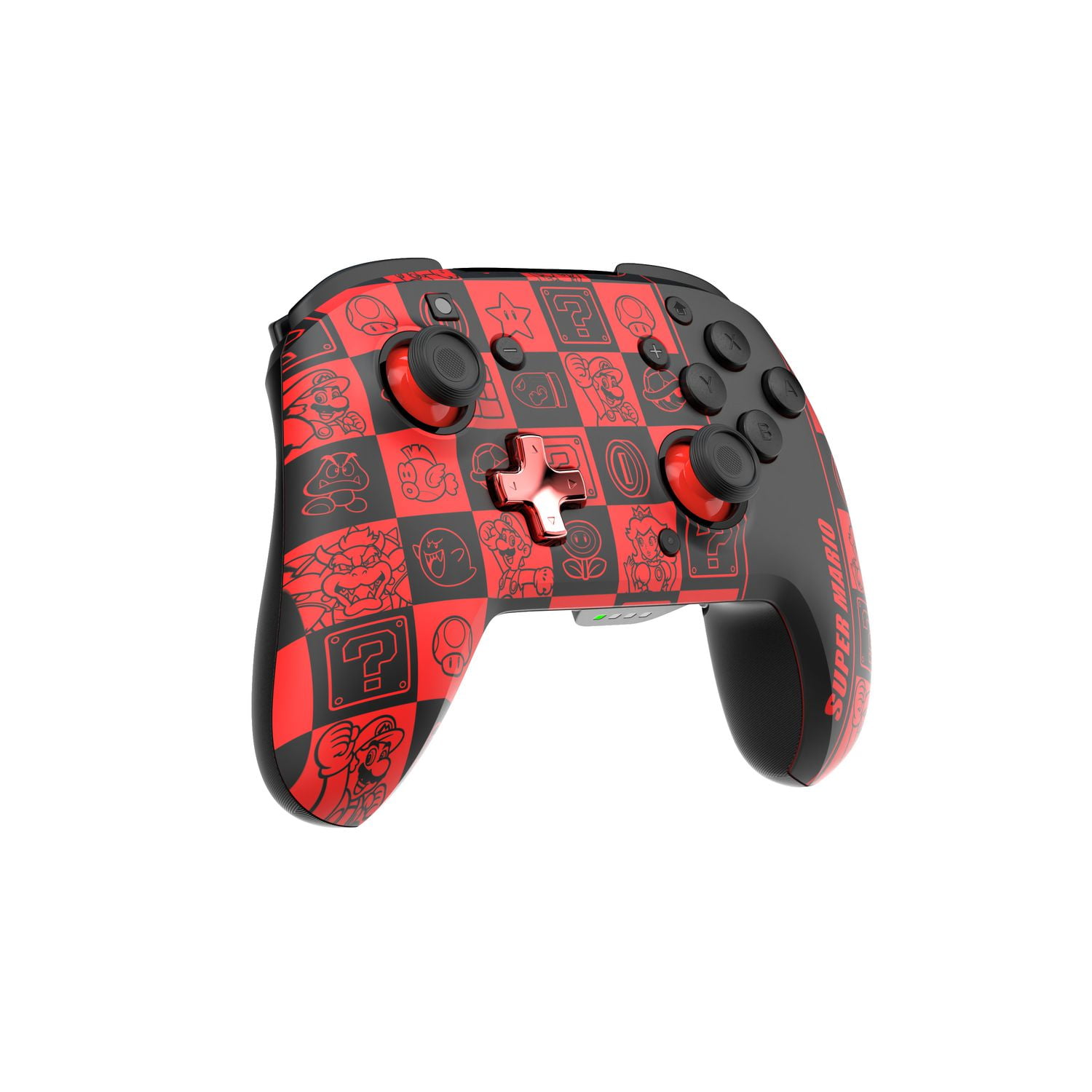 PDP REMATCH GLOW Wireless Controller: Super Icon - Nintendo Switch, & Nintendo Switch - OLED Model