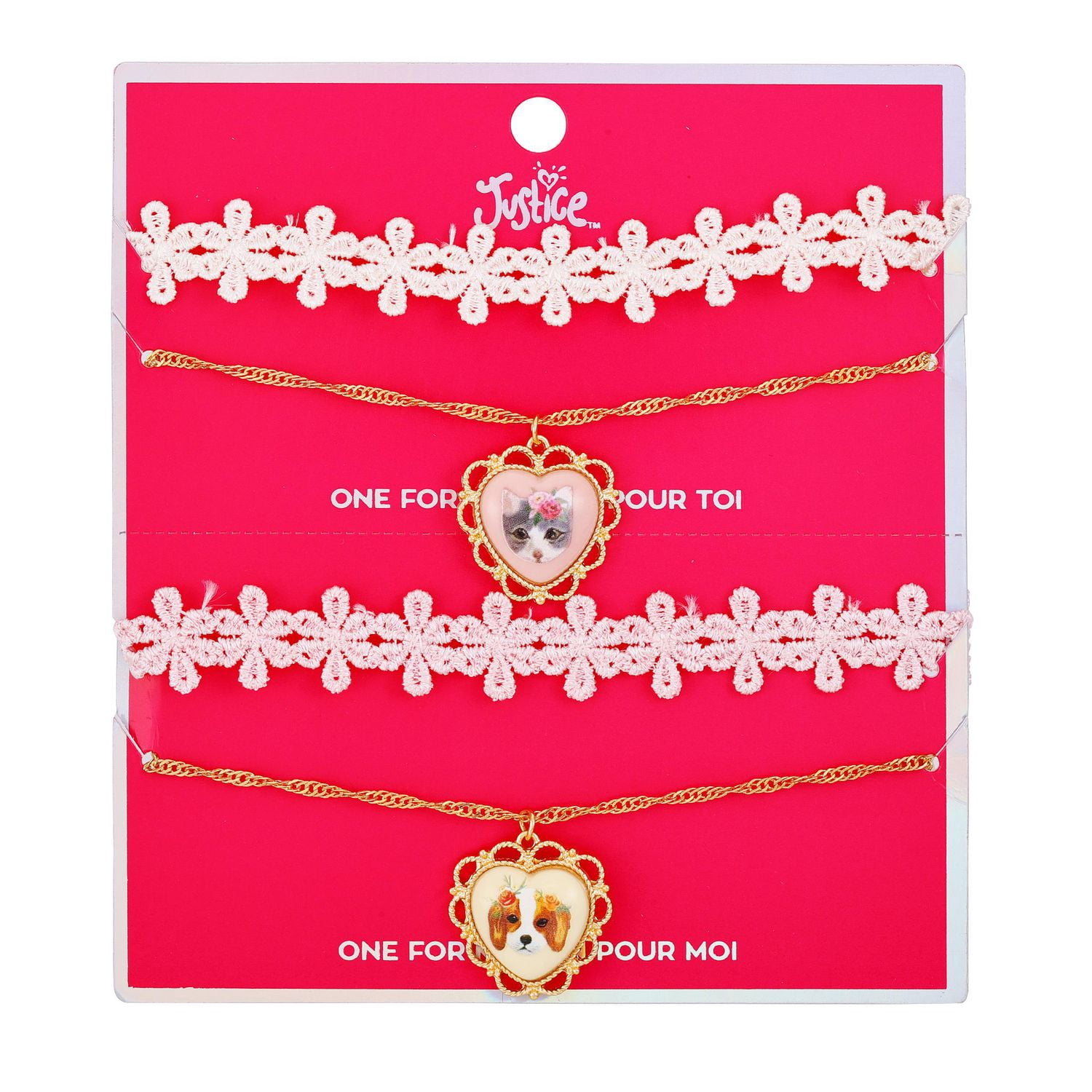 Justice BFF Necklaces