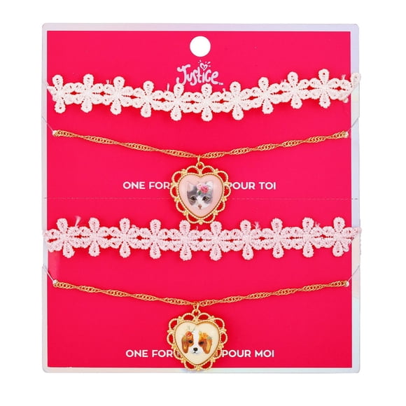 Justice BFF Necklaces