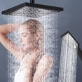 thumbnail image 2 of Rainfall Shower Head, Pressurized Top Spray Nozzle and Hand Shower Head Set, Large Household Bathroom Showerhead, Daily Shower Spray, 2 of 4