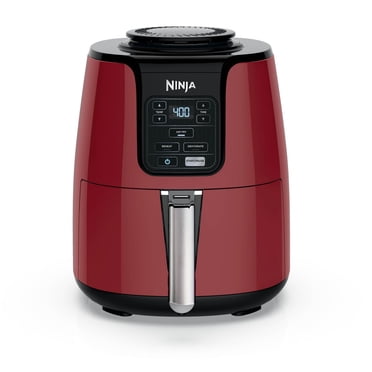 Ninja, friteuse à air 4 quarts, rouge, 1550W, panier antiadhésif AF100CRD