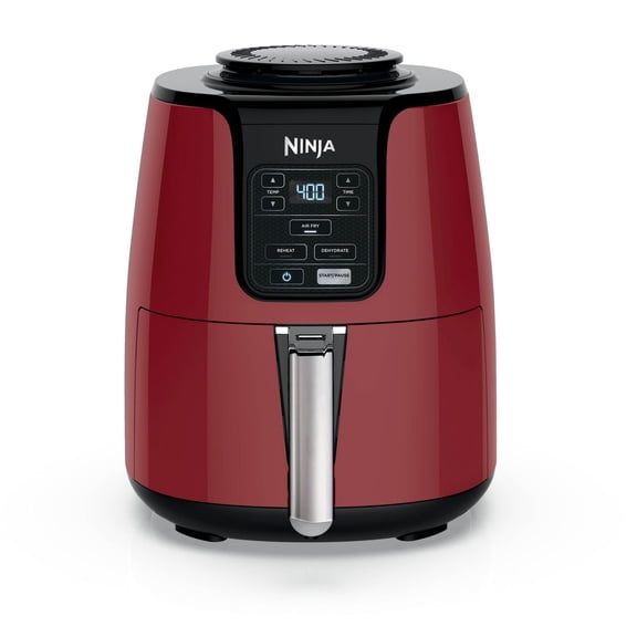 Ninja, friteuse à air 4 quarts, rouge, 1550W, panier antiadhésif AF100CRD