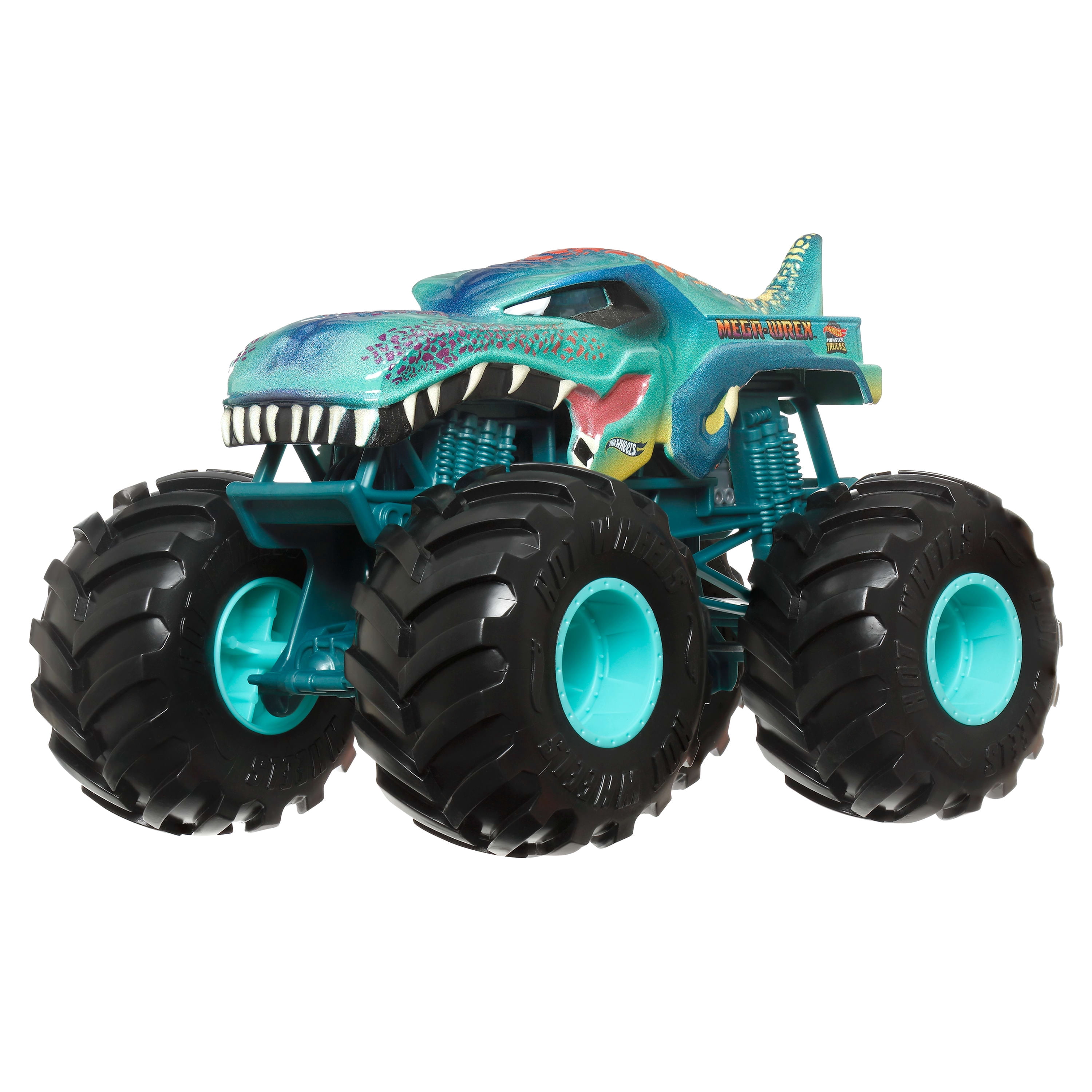 Hot Wheels Monster Trucks, Oversized Monster Truck in 1:24 Scale, Mega-wrex