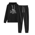 thumbnail image 1 of Birdeem Ensemble Décontracté pour Femmes Sweat à Capuche à Cordon Manches Longues et Pantalon Long, 1 of 1