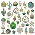 thumbnail image 3 of MesaSe 31Pcs/Set Fruit Animal Mixed Enamel Charms Pendants DIY Jewelry Making Craft, 3 of 5