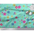 thumbnail image 2 of Soimoi polyester Crepe Fabric Artistic Flower Print Fabric by the Yard 42 Inch Wide, 2 of 3