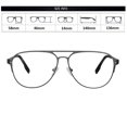 thumbnail image 3 of Photochromic Bifocal Reading Glasses Optical Hyperopia Metal Frame UV400 Sunglasses, 3 of 5