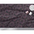 thumbnail image 2 of Soimoi Black polyester Crepe Fabric Dots & Circle Geometric Decor Fabric Printed Yard 42 Inch Wide, 2 of 5