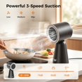 thumbnail image 2 of Portable Range Hood Wumorlt 12° Adjustable 3-Speed Black, 2 of 9