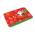 thumbnail image 2 of Jusqu'à 65 % de Rabais SMihono 1 Pce Tapis de Bienvenue Joyeux Noël Tapis d'Intérieur Décoration Maison 40x60CM, 2 of 3