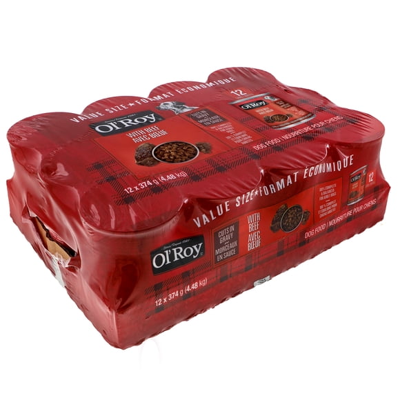 Ol' Roy Wet Dog Food with Beef 4.48kg