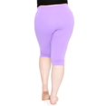 thumbnail image 3 of Stretch Is Comfort Women's Plus Size Knee Length Leggings| Adult X-Large - 7x, 3 of 5