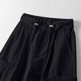 thumbnail image 4 of FAIWAD Women's High Waist Straight Wide Leg Drawstring Palazzo Pants with Pockets, 4 of 7