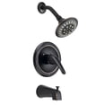 thumbnail image 1 of Designers Impressions 651687 Oil Rubbed Bronze Tub Shower Combo Faucet - Single Handle Mixer Design - Multi-Setting Shower Head, 1 of 2