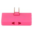 thumbnail image 2 of Travel Adapters, 110-250V Plug Adapter 180° Rotation  For PC Rose Red, 2 of 8