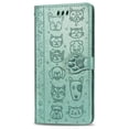 thumbnail image 4 of Étui à Rabat pour FOXDOCK OPPO A52 / A72 / A92, Étui à Rabat en Cuir PU Gaufré Chat et Chien avec Fentes pour Cartes, Support, 4 of 6