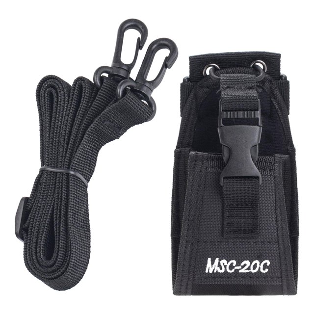 Miulika Étui Radio en Nylon Multifonction Sac de Taille avec Bandoulière Réglable