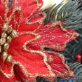 thumbnail image 4 of Matoen12 Christmas Imitation Flower Flannel Christmas Tree Decorative Flowers, 4 of 6