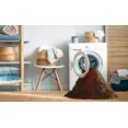 thumbnail image 2 of Ahgly Tapis d'Intérieur Lavable en Machine Carré Acajou Brun, 3 Pieds Carré, 2 of 7