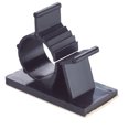thumbnail image 5 of EeaseCA 100pcs Plastic Clips Black Adhesive Backed Wire Adjustable Cable Clips Adhesive Cable Management Clips Adjustable Clamp, 5 of 5