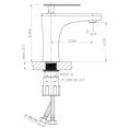 thumbnail image 4 of American Imaginations 48-in. W 1 Hole Ceramic Top Set In White Color - Overflow Drain Incl. AI-27211, 4 of 9