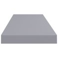thumbnail image 3 of vidaXL Floating Wall Shelves 2 pcs Grey 80x23.5x3.8 cm MDF, 3 of 5