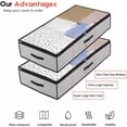 thumbnail image 4 of Chmadoxn Storage Trunks,Closet Organizers and Storage, Organization and Storage, Storage Bins, Storage Containers 2x Handy Storage Bag Heavy Duty Under-bed Storage Box Quilt Storage A Storage, 4 of 7