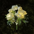 thumbnail image 4 of PEONAVET Plastics Floor Lamp Outdoor Solar Peony Flower Lantern 7 Heads LED Simulation Flower Waterproof Lights For Garden Decoration In Paths Yards And Terraces, 4 of 6