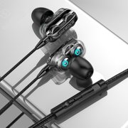WIFKLSIIPG 3.5mm In-Ear Wired Earphones Super Bass Wired Earbuds with Microphone Headphones