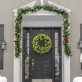 thumbnail image 4 of Spring Wreaths for Front Door, Summer Wreaths for Front Door, Plastic Colorful Wreath Spring and Summer Colorful Leaf Wreath Spring and Summer Decoration Gate Pendant, Spring Wreath for Front Door, 4 of 8
