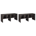 thumbnail image 1 of ClosetMaid 508200 Shelf Organizer w/ Shoe Rack & Cube Storage, Espresso (2 Pack), 1 of 7
