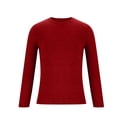 thumbnail image 2 of Jalioing Men's Crew Neck Sweaters Casual Basic Long Sleeve Pullover Sweater Fall Winter Solid Color Knit Shirts, 2 of 5