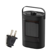 Penkiiy Electric Space Heater Large Room for Office Indoor, Mini Portable Personal Fast Heating Ceramic Space Heater with Oscillating&Overheat Protection
