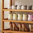 thumbnail image 2 of Shoe Rack Shoe Storage Rack Storage Shoe Shelf Multi Layer Shoe Rack Thicken Bamboo Large Capacity Durable Shoe Storage Rack For Bedroom Dormitory, 2 of 5