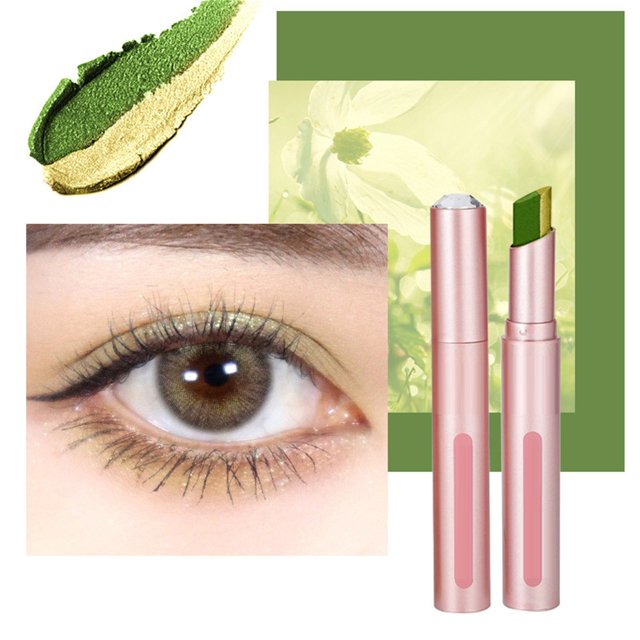 Eyeshadow Two Tone Eyeshadow Stick Lazy Eyeshadow Hand No And Sweat Proof Eyeshadow Pen, Eyeshadow for Women