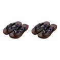 thumbnail image 2 of ZheElen Japanese Clogs Slippers Geta Sandals Flip Flops for Men Women 36 Blue Round Size 41 2Set, 2 of 6