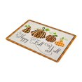 thumbnail image 1 of Fall Door Mat Outdoor  Give Thanks Fall Welcome Mat Decoration Autumn Harvest Pumpkin Thanksgiving Doormat Fall Entrance Non Slip Rug Mats 31.5x20in, 1 of 7