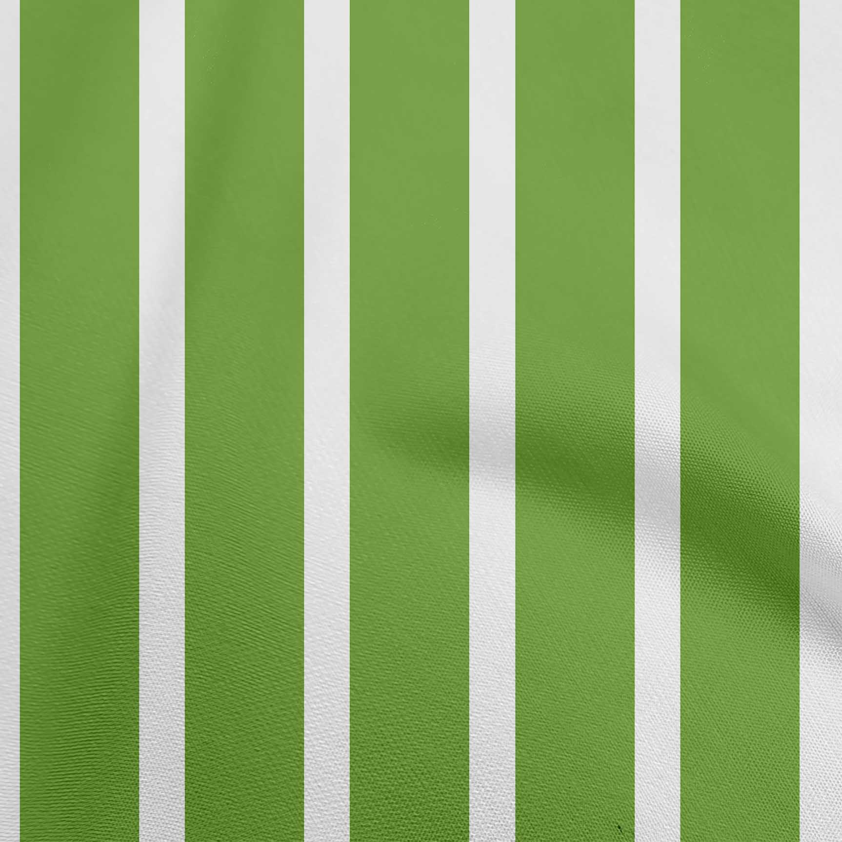 oneOone Rayon Green Fabric Stripes Dress Material Fabric Print Fabric By The Yard 56 Inch Wide