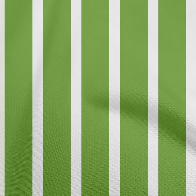 oneOone Rayonne Tissu Vert Rayures Matière de Robe Tissu Imprimé Tissu au Mètre 56 Pouces de Large