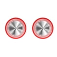 thumbnail image 2 of Ruiboury Mobile Phone Game Joystick Practical Screen Sucker Rocker Gamepad Button Controller Assist Joypad Gaming Supplies Red 2Set, 2 of 6