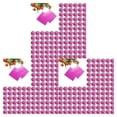 thumbnail image 3 of QualitChoice 100pcs Square Aluminum Foil Wrappers Colorful Package Candy Chocolate Lollipops pink 3Set, 3 of 6