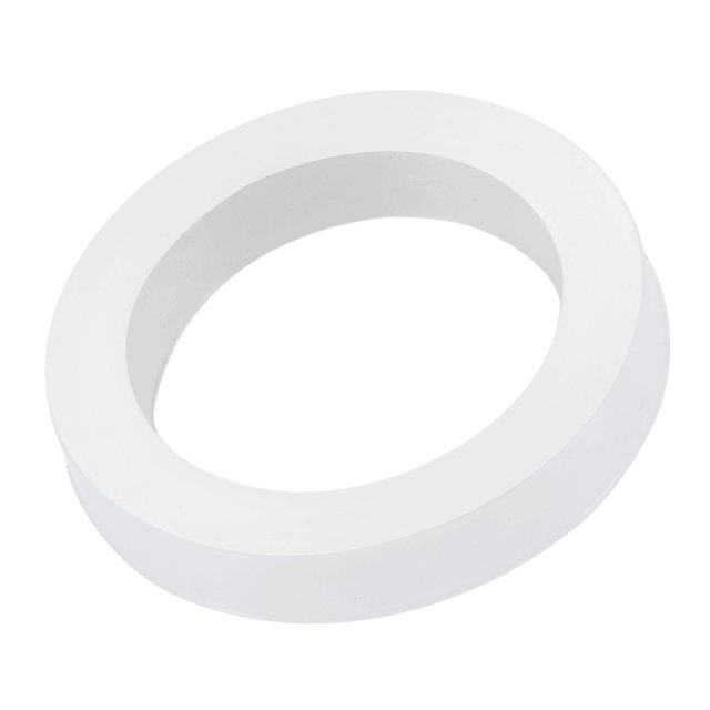 Unique Bargains 1' DN25 Silicone Rubber Flat Washer Quick Connector Gasket White