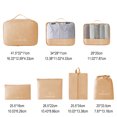 thumbnail image 3 of TIMIFIS Travel Organizer Kits Travel Organizer Bag Sets Of Clothes Shoes Storage Bag Suitcase Classification And Organization Of Storage Bags New Home Essentials, 3 of 6