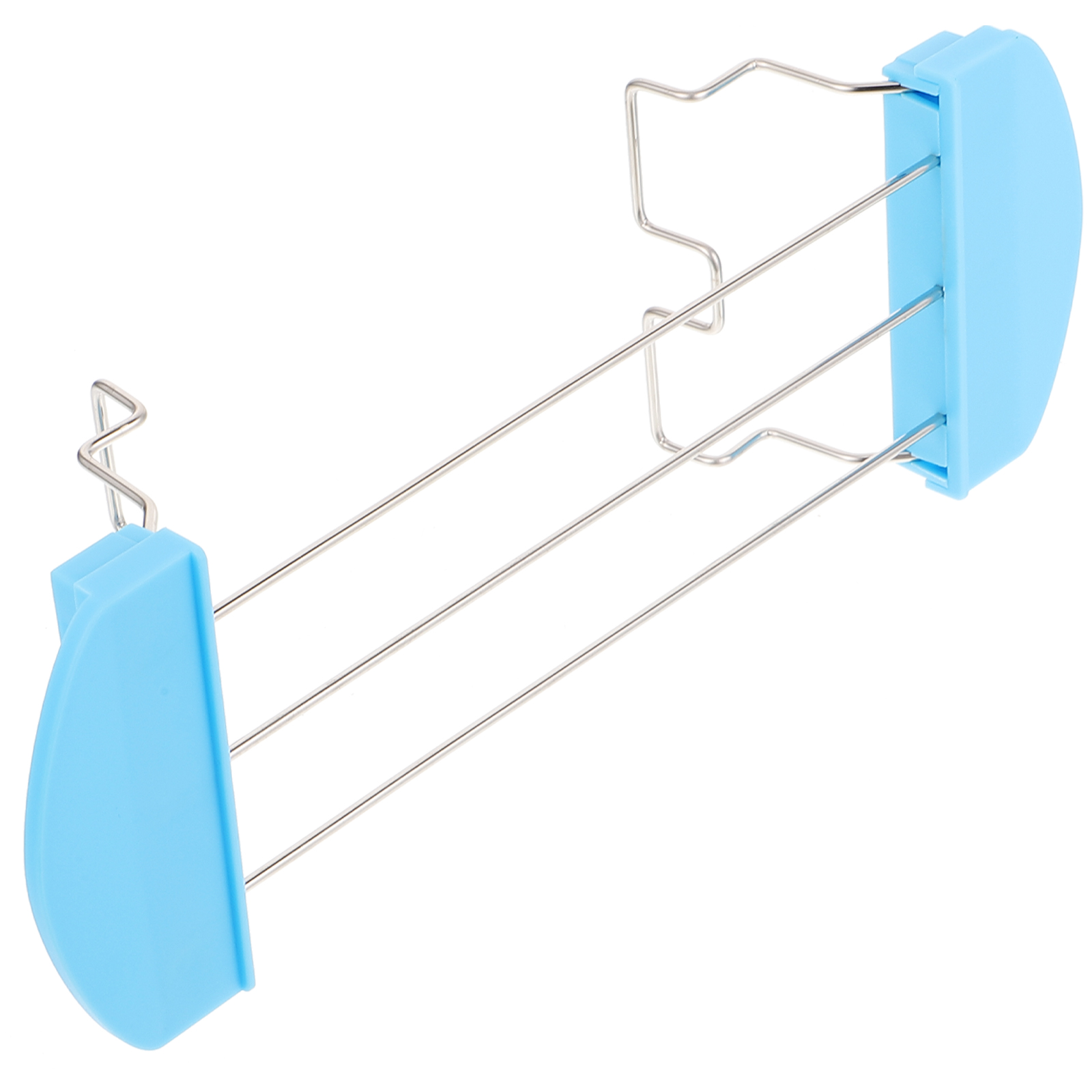 OULII Grill Toaster Rack Sky Blue Iron Non Slip Base Sandwich Holding 1Pcs
