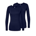 thumbnail image 1 of Adar sous-Couches pour Femmes, Lot de 2 - T-Shirt de sous-Couche à Manches Longues Confortable, 1 of 7
