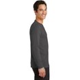 thumbnail image 4 of Port & Company ®  Long Sleeve Performance Blend Tee. Pc381ls L Jet Black, 4 of 4