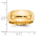 thumbnail image 3 of 14k 8mm Comfort-Fit Band Size 12, 3 of 3