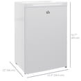 thumbnail image 3 of HOMCOM Compact Upright Freezer 3Cu.Ft Mini Freezer w/Reversible Single Door, 3 of 9
